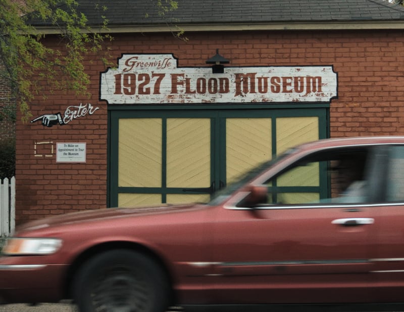 A shot of Greenville's 1927 Flood Museum from the documentary "It's in the Voices." The documentary recounts a troubling escape from the flood by a group of Black townspeople.