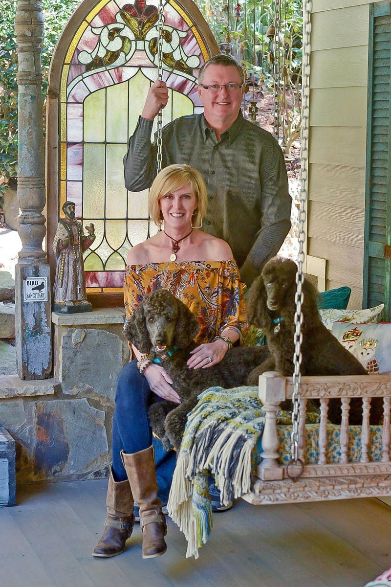 Kim and Tom Doherty bought their Norcross home in 1993. She owns Meraki, an interiors business.