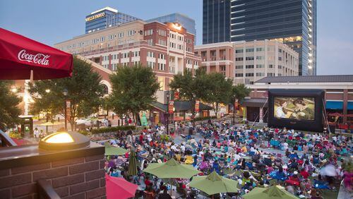 Movies in Central Park, a free outdoor movie series at Atlantic Station, offers a few more nights on its summer schedule. CONTRIBUTED BY ATLANTIC STATION