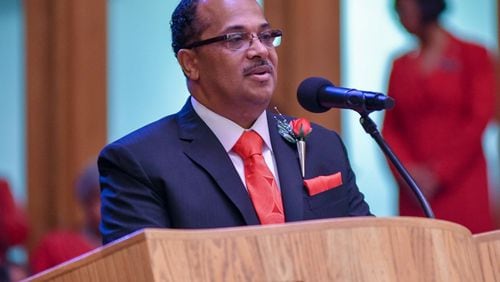 The Rev. Kenneth L. Alexander was honored during a consecration service recently as the new pastor of historic Antioch Baptist Church North in Atlanta. He succeeds his father, the late Rev. Cameron Madison Alexander. CONTRIBUTED
