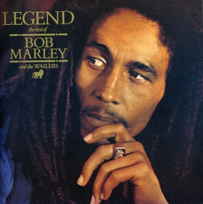 Bob Marley's 1984 compilation album “Legend” with The Wailers has topped the Billboard reggae charts for the last three years, a testament to the timelessness of Marley’s music. Courtesy of Island Records