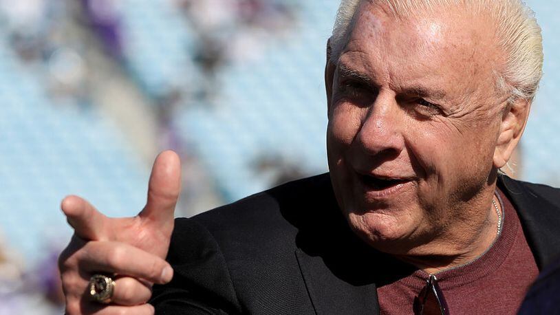 Former WWE champion Ric Flair remains hospitalized in "critical condition," according to a TMZ report citing a personal Facebook post from his fiancee, Wendy Barlow.