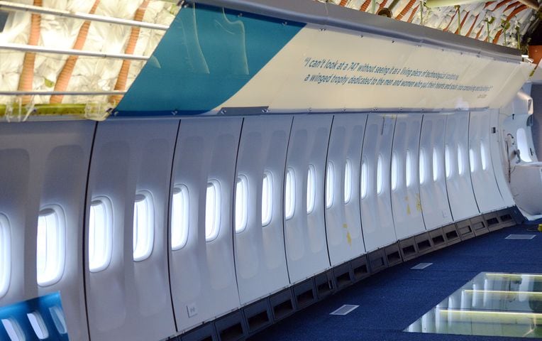 Delta 747 Experience museum exhibit