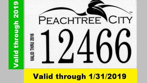 Non-Peachtree City residents must renew their golf cart registrations by Jan. 31. Courtesy Peachtree City