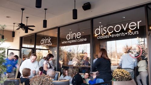 Vino Venue is a wine bar and retail emporium that offers shopping, tasting, dining and education. Courtesy of Vino Venue