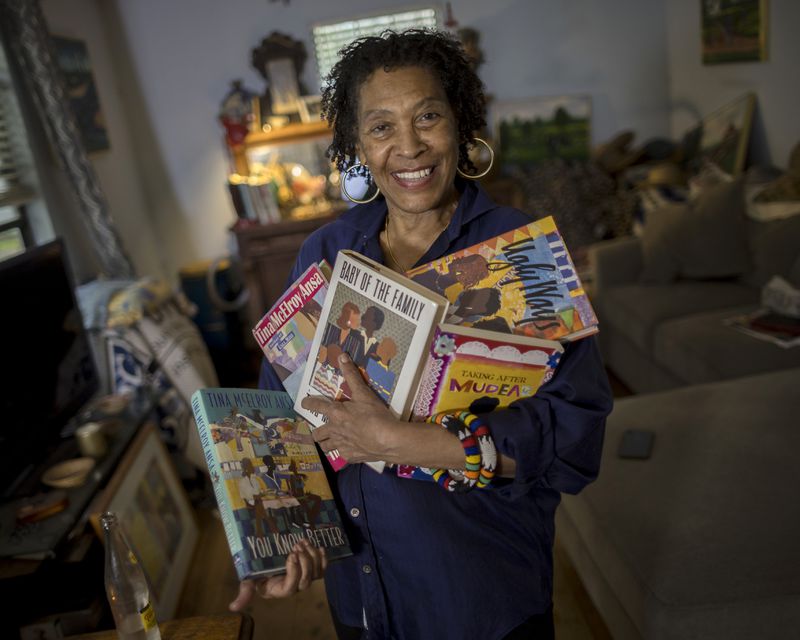 Tina McElroy Ansa’s first experience working at The Atlanta Constitution, a morning newspaper, was on the copy desk where she worked with older veteran reporters who mentored her. It was an ideal launching pad where she could learn and grow. (AJC Photo/Stephen B. Morton)
