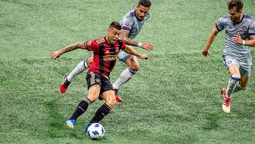 Atlanta United lost to Chicago 1-0 on Wednesday in the fifth round of the U.S. Open Cup at Mercedes-Benz Stadium. (Atlanta United)