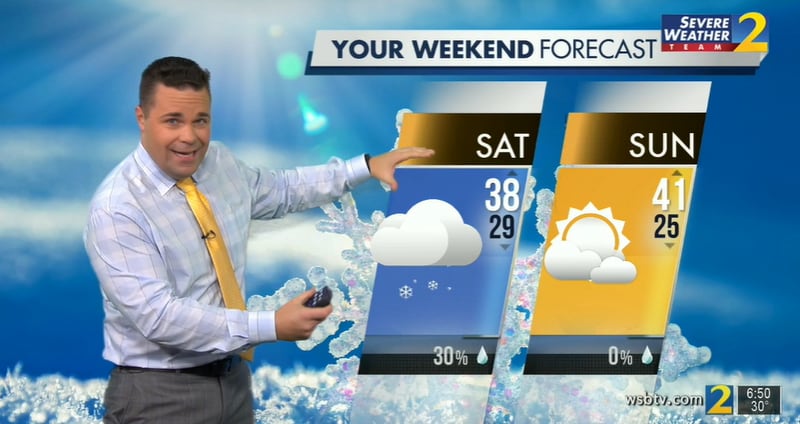 Snow and ice accumulations are possible again this weekend as another winter storm will bring wintry mix to parts of Georgia, according to Channel 2 Action News meteorologist Brian Monahan.