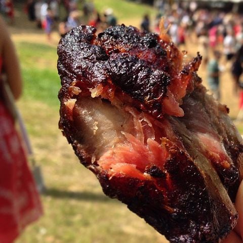 BBQ ribs, done right. Why you wanna waste your time with sauce? #AFWF14 #Atlanta #Zagat (via @hassiotis) -- @zagat
