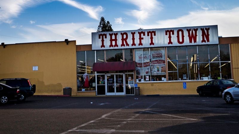 Thrift Town, featured in the film, &quot;Lady Bird,&quot; photographed on Dec. 18, 2017 in Sacramento, Calif.   (Kent Nishimura/Los Angeles Times/TNS)
