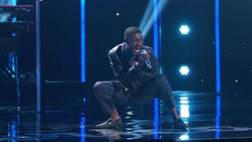 Jason Warrior performs during the Showstopper round on "American Idol" that aired March 28, 2021 on ABC.  (ABC/Eric McCandless)