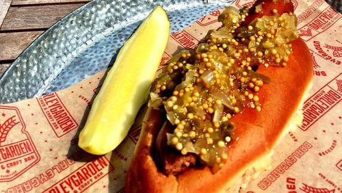 The menu at Barleygarden Kitchen and Craft Bar claims to serve “The Best Hot Dog You’ll Ever Eat.” It would make our critic’s top five, but check it out for yourself. CONTRIBUTED BY WYATT WILLIAMS