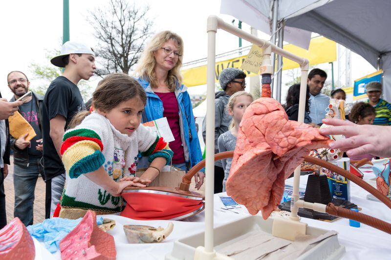 Things get interactive at many of the events at the Atlanta Science Festival