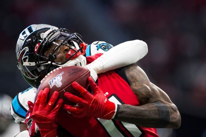 Photos: Falcons host Panthers, honor Roddy White