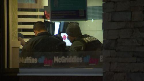 Police are investigating a shooting that left a McDonald’s employee dead Thursday in Jonesboro. (Credit: Channel 2 Action News)