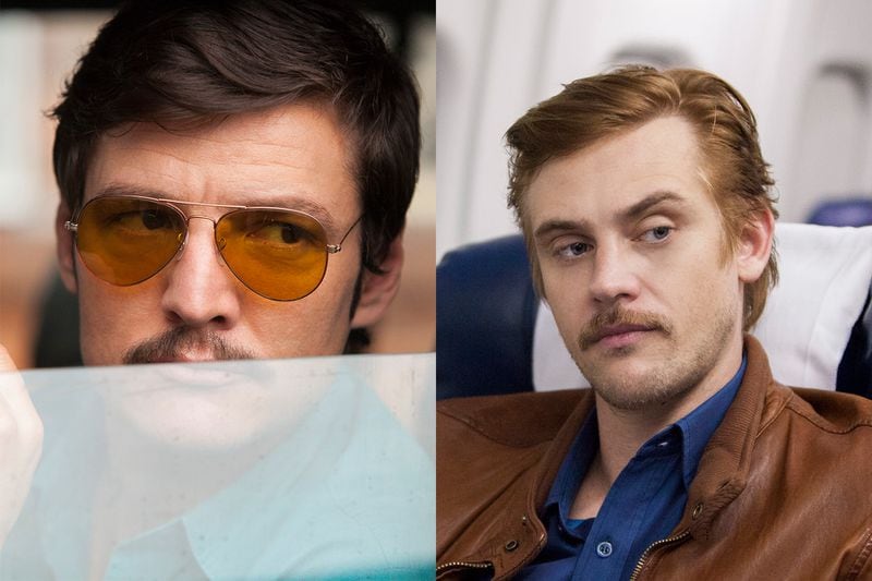  Pedro Pascal played Javier Pena (left) and Boyd Holbrook played Steve Murphy in Netflix's 'Narcos." CREDIT: Netflix