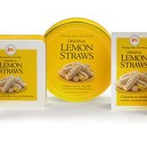 Lemon cookie straws. Courtesy of Mississippi Cheese Straw Factory