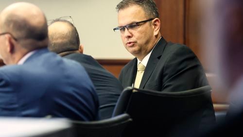 Attorneys for suspended Court of Appeals Judge Christian Coomer say a simple reprimand is the strictest punishment he should receive for alleged ethics violations committed during his time as a state lawmaker and judicial candidate. File Photo (Natrice Miller/natrice.miller@ajc.com)