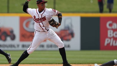 Infielder Johan Camargo was promoted from Triple-A Gwinnett to the Braves for the third time. PHOTO / JASON GETZ