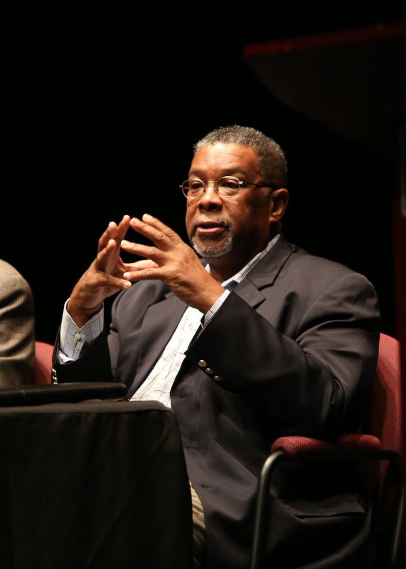 Former state Rep. Carl Von Epps speaks during a panel discussion held last month at LaGrange College to promote racial healing. CONTRIBUTED BY LAGRANGE COLLEGE