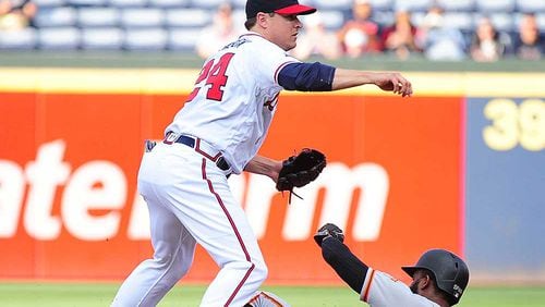 The Braves traded Kelly Johnson to the Mets Wednesday for a pitching prospect. (Curtis Compton/AJC file photo)