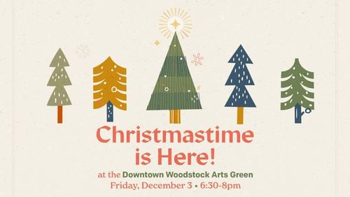 Christmastime Is Here will kick off holiday events from 6:30-8 p.m. Dec. 3 in Canton and Woodstock - followed by Woodstock's 25th annual Christmas Jubilee and Parade of Lights from 5:30-9 p.m. Dec. 4. (Courtesy of Woodstock City Church)