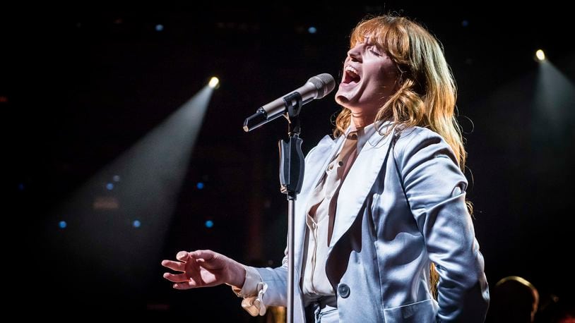 Florence Welch of Florence + the Machine performs live on stage as part of the Apple Music Festival 2015 on Sept. 28, 2015, at the Roundhouse in Camden, London. (David Jensen/EMPICS Entertainment/Abaca Press/TNS)