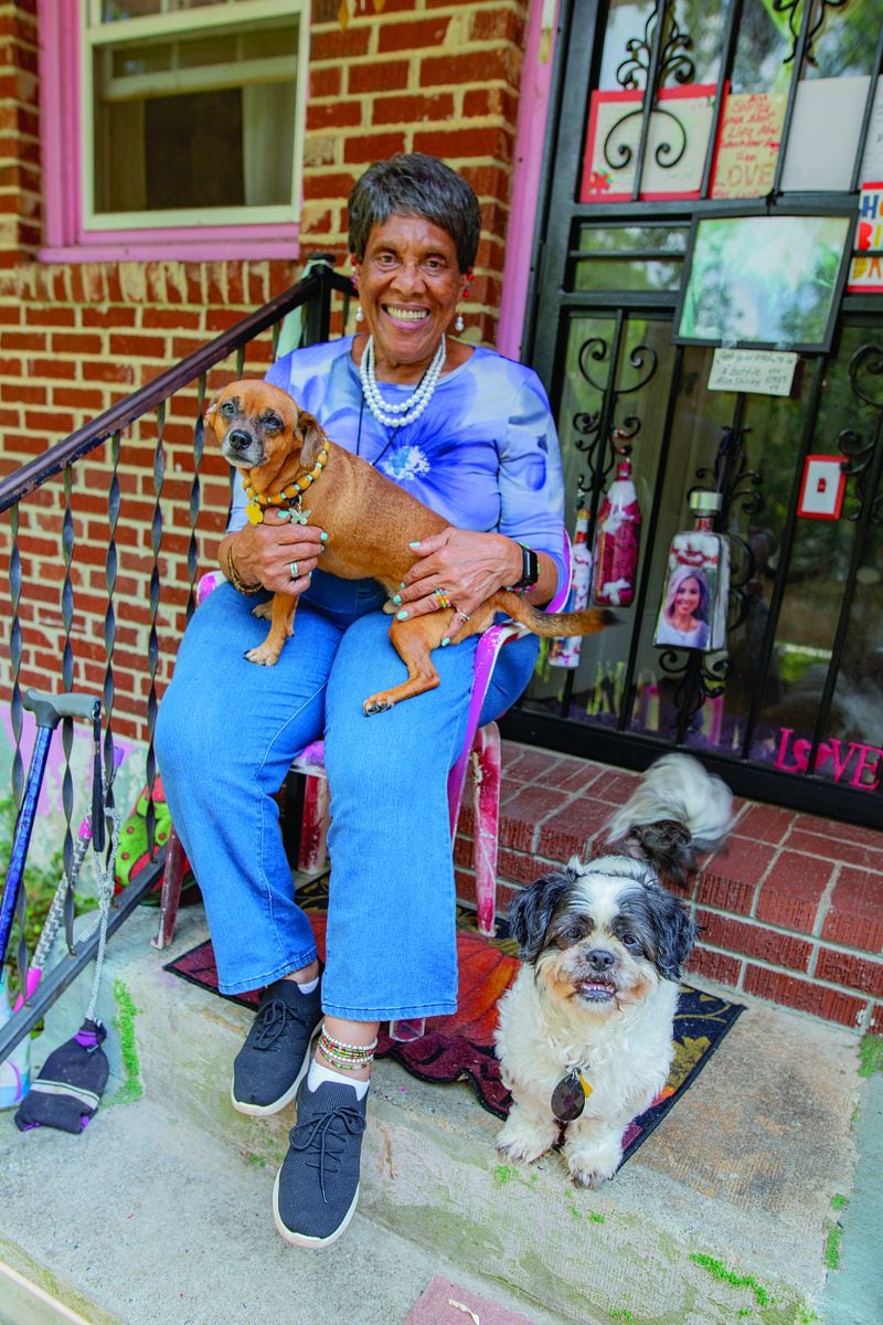 Shirley Robinson said she once worried about how she would find food for her two pet dogs, Lucky and Max. But now, as a client of Meals On Wheels Atlanta’s Pet Pantry program, she gets food for them delivered when the agency’s volunteers deliver food for her.