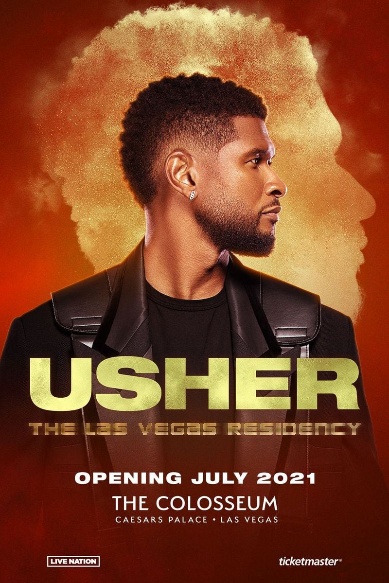 Usher will headline in Las Vegas in 2021.