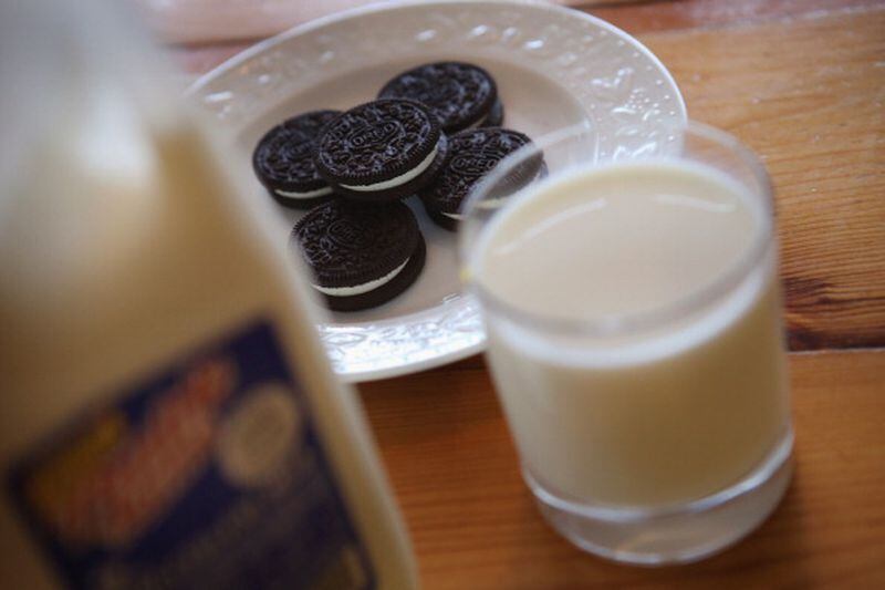 CHICAGO, IL - DECEMBER 27:  In this photo illustration, milk and cookies sit on a counter on December 27, 2012 in Chicago, Illinois. Milk prices could spike to $6 to $8 a gallon in January if lawmakers fail to reach a "fiscal cliff" deal and renew a Farm Bill that's been in place since 2008 and sets the price at which the government buys milk.  (Photo Illustration by Scott Olson/Getty Images)