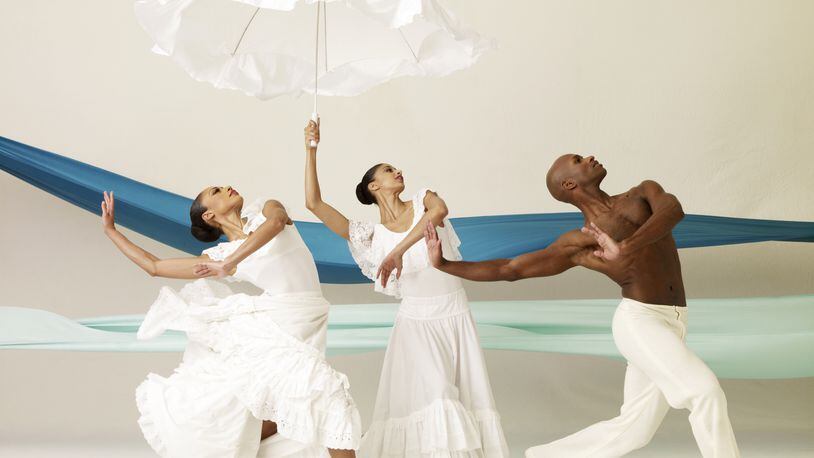 Alvin Ailey American Dance Theatre will perform a series of shows at the Fox Theatre in February. Alvin Ailey American Dance Theater's Linda Celeste Sims, Alicia Graf Mack, and Glenn Allen Sims in Alvin Ailey's Revelations