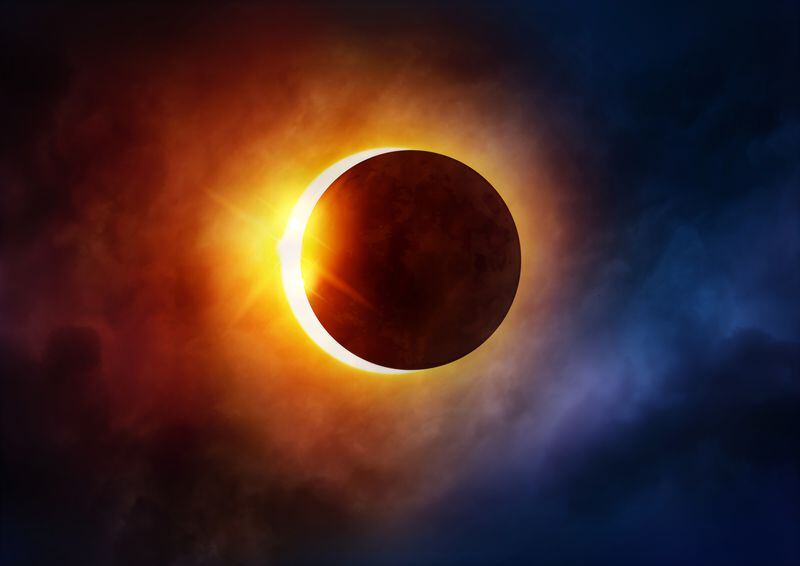 At least 15 free apps that focus on the eclipse are available for Android phones, iPhones, or both. Contributed by Dreamstime/TNS