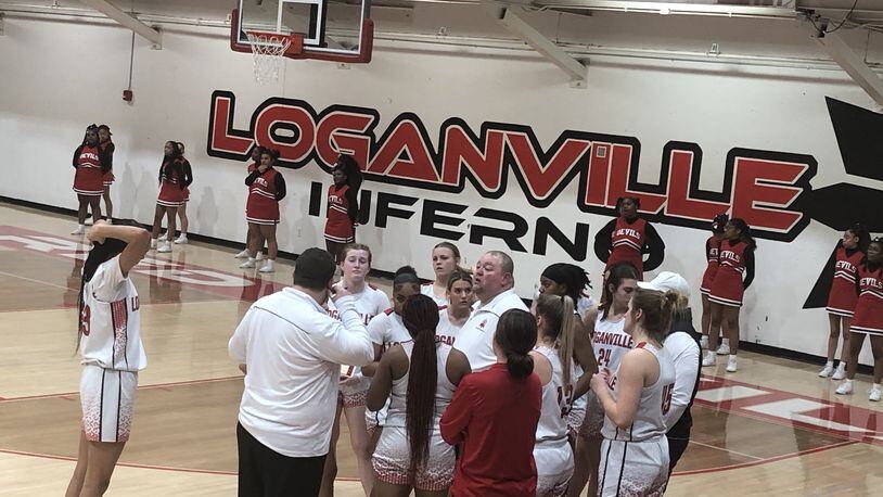 The Loganville Red Devils clinched the Region 8-5A title on Jan. 31, 2023.