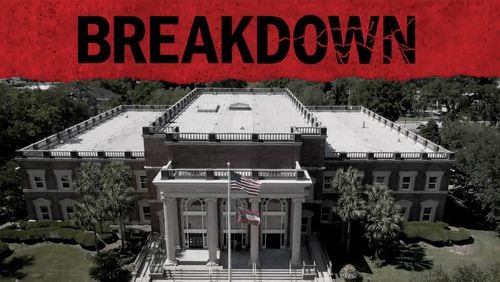 The trial for the three men charged in Ahmaud Arbery's killing got off to a slow start in Brunswick, Ga. The 13th episode of the AJC's "Breakdown" podcast looks at some of the strong opinions expressed during jury selection. (Ryon Horne / rhorne@ajc.com)