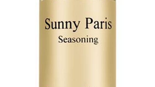 Penzeys Sunny Paris is a salt-free seasoning flavored with herbs, including basil, chives and green peppercorn.