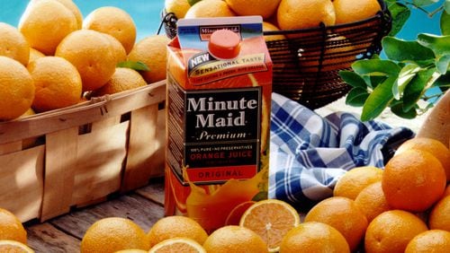 Coca-Cola is moving its Texas-based Minute Maid operation to Atlanta, the company confirmed to The Atlanta Journal-Constitution on Saturday. (AJC file photo)