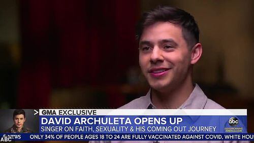 David Archuleta discussed his sexuality on "Good Morning America." ABC