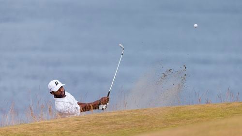 Savannah's Tim O'Neal, here competing in the 2015 U.S. Open, is leading the points race on the Advocates PGA Tour. The tour will compete at TPC Sugarloaf in Duluth on Monday and Tuesday.