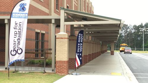 Turnout at Summerour Middle School was light, but typical for a primary, poll manager Steve Miller said.