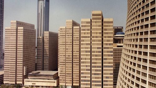 Peachtree Center in 1990. (AJC file photo)