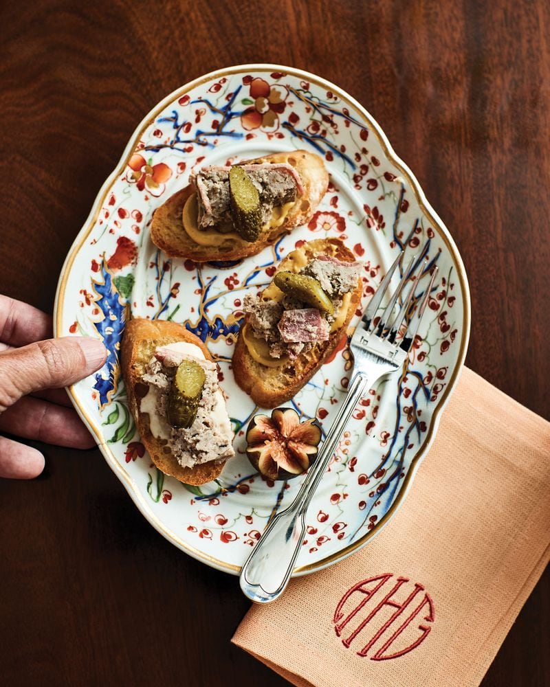 Mary Louise's Country Pate, from “Occasions to Celebrate: Cooking and Entertaining With Style” by Alex Hitz (Rizzoli, $45), reflects Hitz's mix of Southern and French influences. (Courtesy of Iain Bagwell)