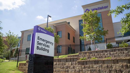 07/16/2020 - Marietta, Georgia - The exterior of the new Wellstar Kennestone Hospital Emergency Department building in Marietta, Thursday, July 16, 2020. The department is a 263,000-square-foot facility, which will be one of the top two largest and busiest emergency departments in the nation (ALYSSA POINTER / ALYSSA.POINTER@AJC.COM)