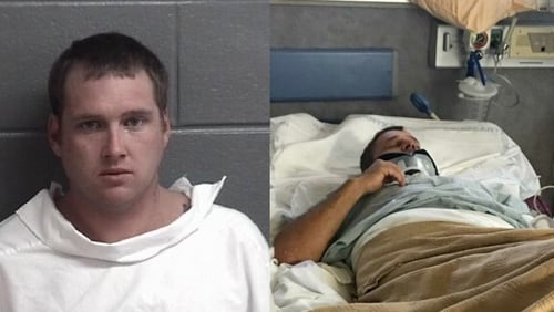 Christopher Michael Futch (left) was indicted on charges stemming from the attack of Travis Abbott (right).