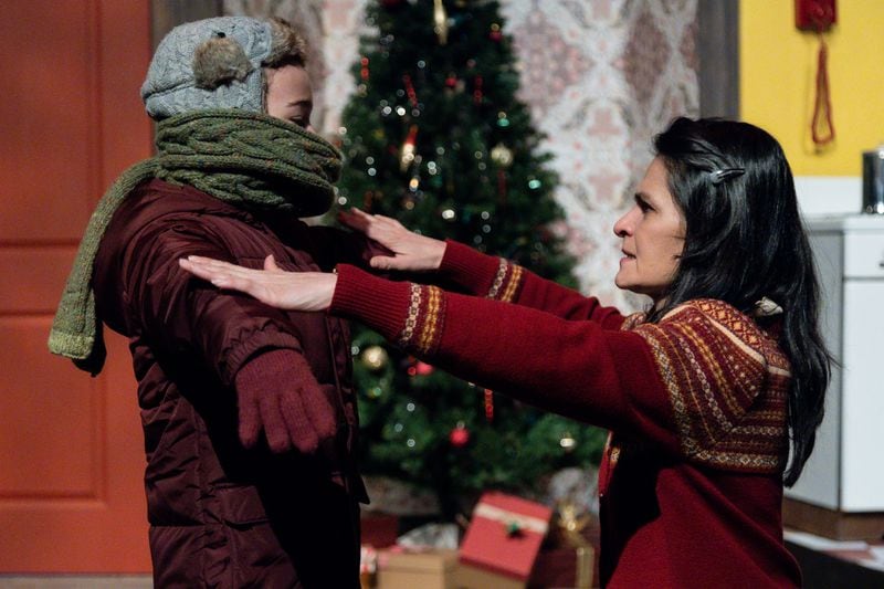 As Ralphie’s mother, Maria Rodriguez-Sager gives her character a know-it-all vibe, warmth and a savvy sense of humor.