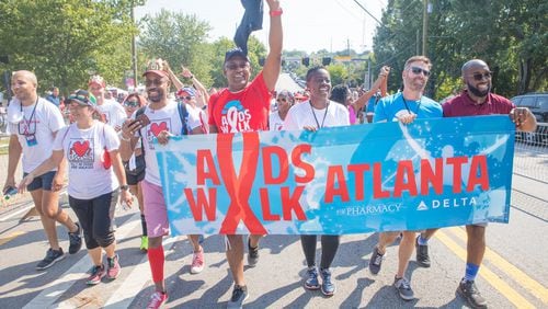 Thousands of metro Atlantans participated Sunday in the annual AIDS Walk. CONTRIBUTED