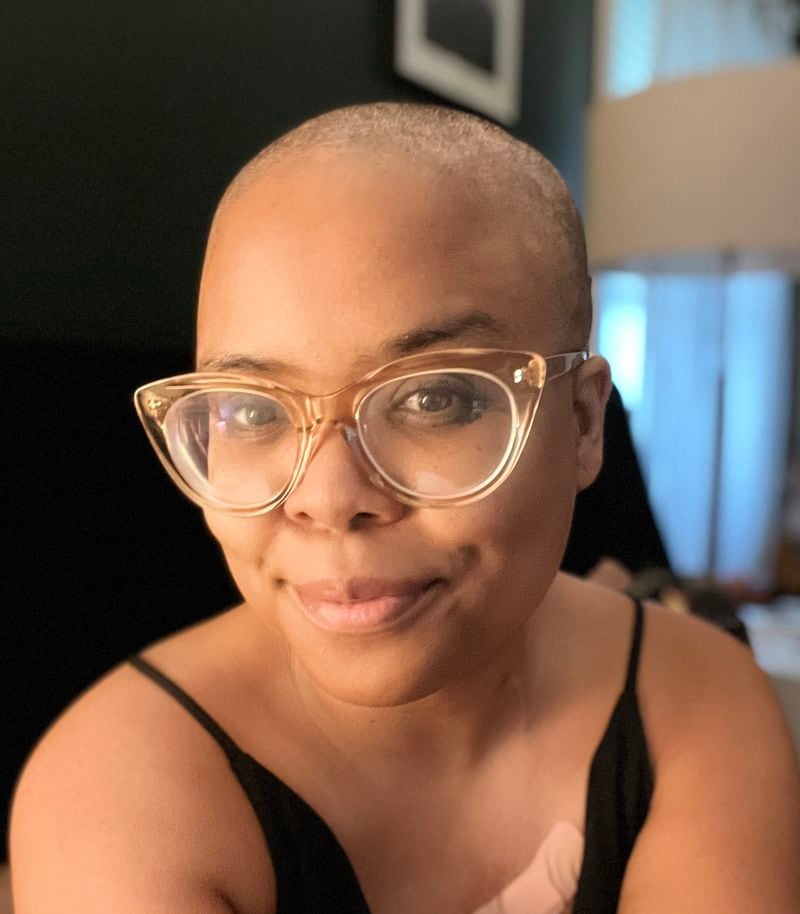 Deanna Denham Hughes was diagnosed with ovarian cancer last year at 32. She had used chemical hair straighteners when she was younger and “almost fell over” when she heard of their use being linked to cancer. (Deanna Denham Hughes)