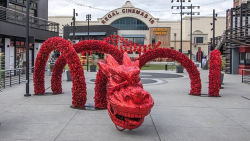 The Chinese celebration of the Lunar New Year continues nightly at Atlantic Station through Feb. 5. (Courtesy of Atlantic Station)