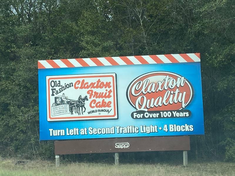 Billboards are among the few paid marketing tools that Claxton Bakery has used to attract customers. Ligaya Figueras/ligaya.figueras@ajc.com