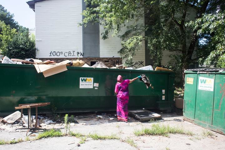 Photos: DeKalb begins tearing down squalid Brannon Hill Condominiums