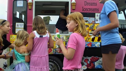 Operating ice cream trucks violated a DeKalb County ordinance until 2012, when county commissioners changed the law, though they imposed some limits on how the trucks operate. But at least two cities in metro Atlanta still have ordinances forbidding ice cream trucks operations. Image by Emily Zoladz